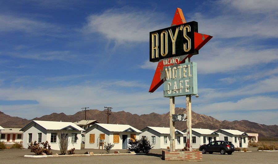 Roy's Motel & Cafe auf der Route 66 in Amboy