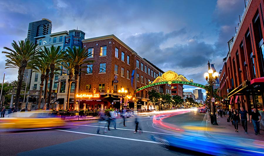 Nighlife in San Diego: das Gaslamp Quarter 