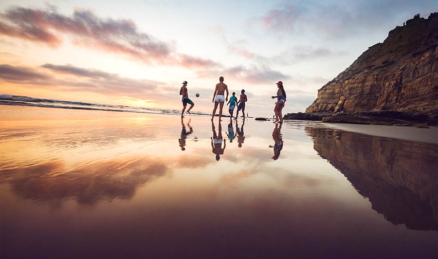 Strandspaß in San Diego