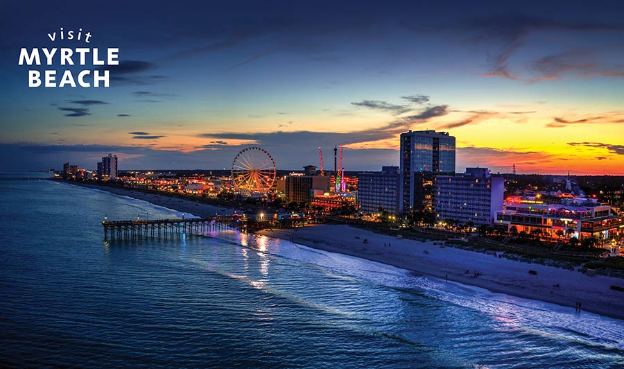 Myrtle Beach bei Nacht