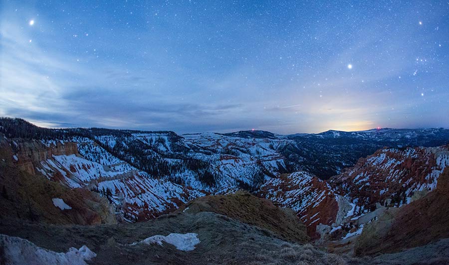 Blick auf das Cedar Breaks NM vom Brian Head