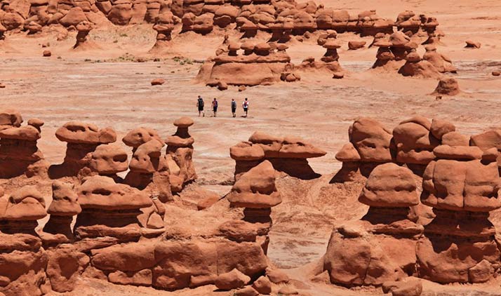 Unterwegs im Tal der Kobolde: Goblin Valley State Park