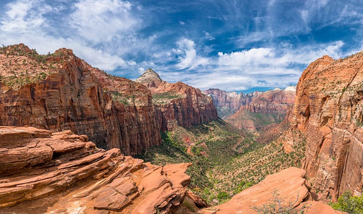 Über den Zion Nationalpark ins Utah Valley | Zion Nationalpark