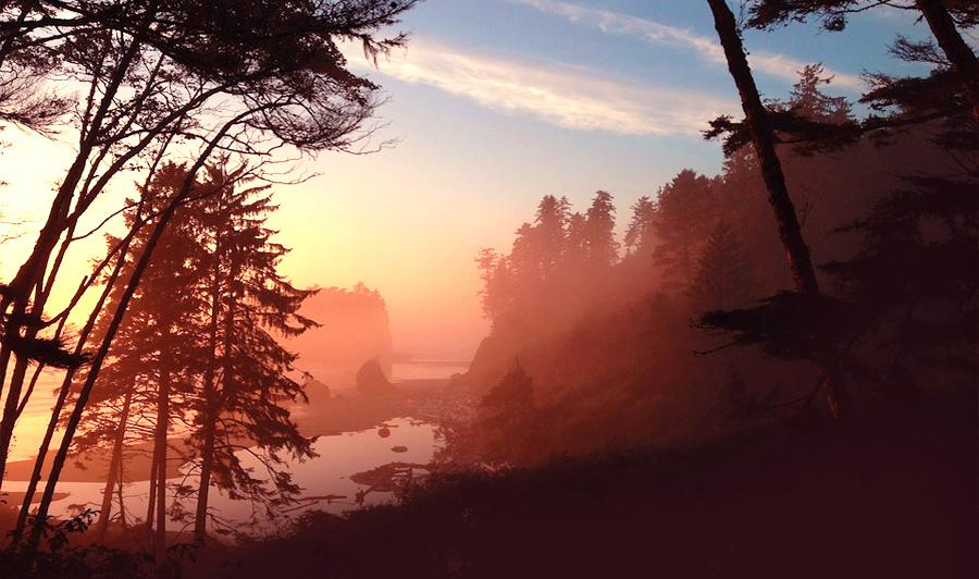 Ruby Beach Sonnenaufgang