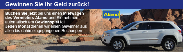 USA Mietwagen Alamo Gewinnspiel