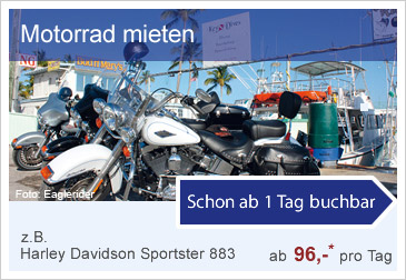 Motorrad mieten ab einem Tag