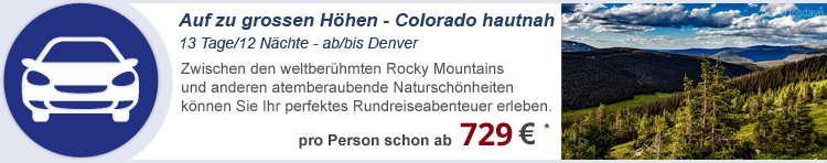 Top Colorado Mietwagen-Rundreise