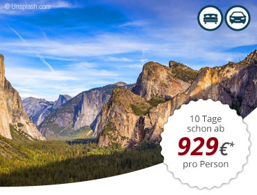 Yosemite, Monterey & San Jose -<br>ideal für Ruhesuchende &<br>Naturliebhaber