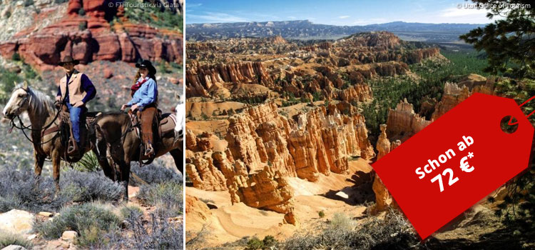 Auf dem Pferderücken durch den Bryce Canyon 