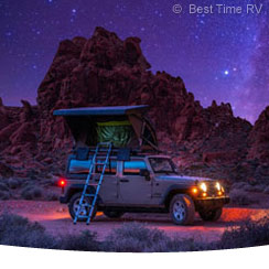 Jeep Wrangler mit Dach-zelt von Best Time RV