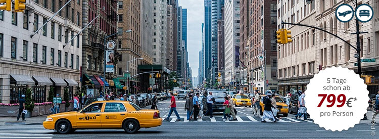 Mega-Deal: Städtereise New York