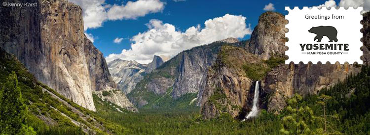 Grüße aus dem Yosemite Nationalpark