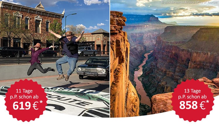 West at its Best: Vegas, Route 66, Grand Canyon & more