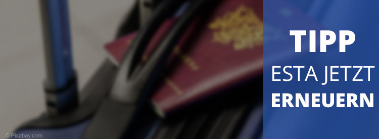 Tipp: Noch im September neues ESTA beantragen