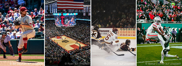 Tickets für und Reisen zu NBA, NFL, NHL & MLB