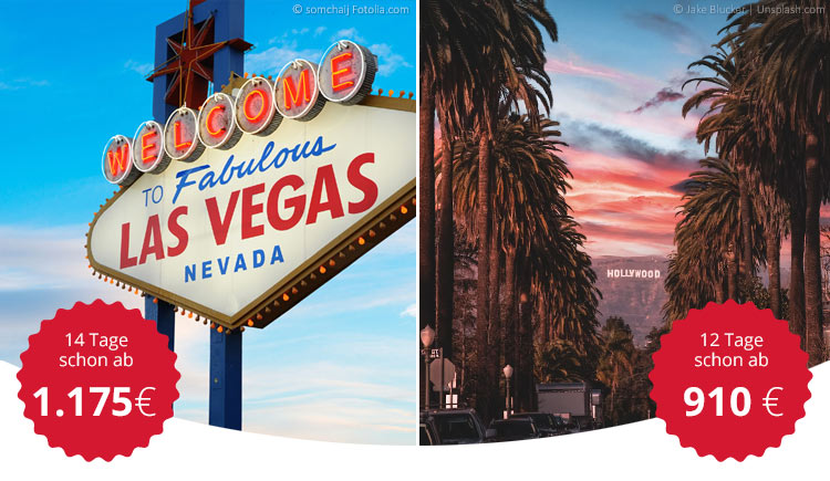 zum Beispiel ab Las Vegas