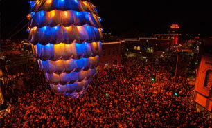 New Year’s Eve Pine Cone Drop