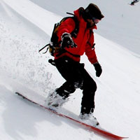 Snowboarden in den Rockies