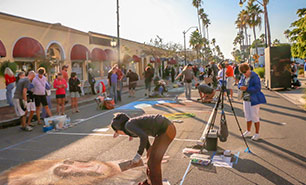 Chalk Festival in Venice
