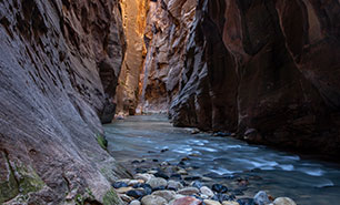 Wanderung durch die “Narrows”