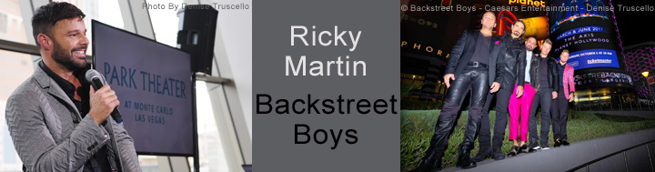Ricky Martin und Backstreet Boys live in Las Vegas
