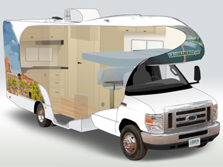 Motorhome Compact C19 von Cruise America